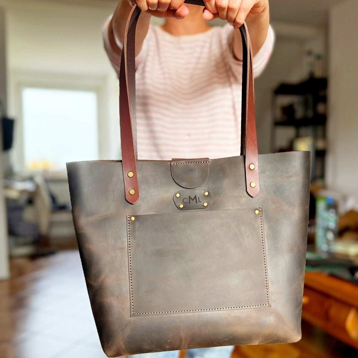 tote bag leather